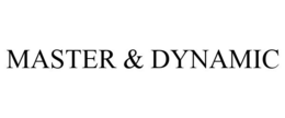 MASTER & DYNAMIC trademark
