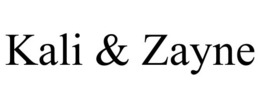 KALI & ZAYNE trademark