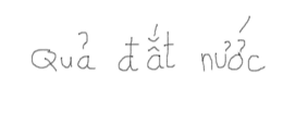 QUA DAT NUOC trademark