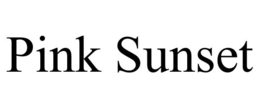 PINK SUNSET trademark