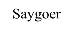 SAYGOER trademark