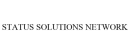 STATUS SOLUTIONS NETWORK trademark