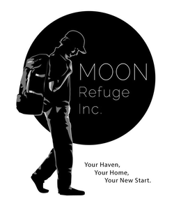 MOON REFUGE INC. YOUR HAVEN, YOUR HOME, YOUR NEW START. trademark
