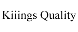KIIINGS QUALITY trademark