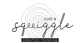 JUST A SQUIGGLE CREATIVE THINKING trademark