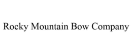 ROCKY MOUNTAIN BOW COMPANY trademark