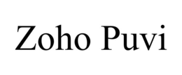 ZOHO PUVI trademark