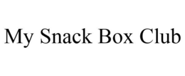 MY SNACK BOX CLUB trademark