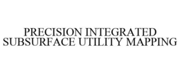 PRECISION INTEGRATED SUBSURFACE UTILITY MAPPING trademark