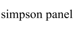 SIMPSON PANEL trademark