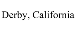 DERBY CALIFORNIA trademark