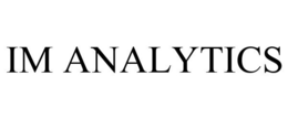 IM ANALYTICS trademark