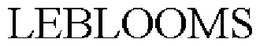 LEBLOOMS trademark