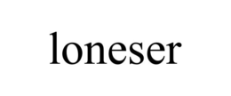 LONESER trademark