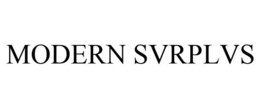 MODERN SVRPLVS trademark