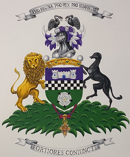 PRO REGINA PRO REX PRO HUMANITAS FORTIORES CONIUNCTI trademark