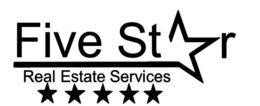 FIVE STAR REAL ESTATE SERVICES trademark