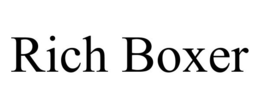 RICH BOXER trademark