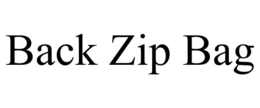 BACK ZIP BAG trademark