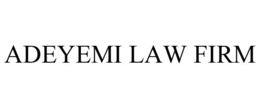ADEYEMI LAW FIRM trademark