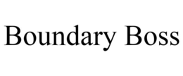 BOUNDARY BOSS trademark