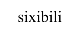 SIXIBILI trademark