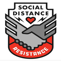SOCIAL DISTANCE RESISTANCE trademark