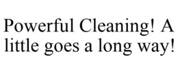POWERFUL CLEANING! A LITTLE GOES A LONG WAY! trademark