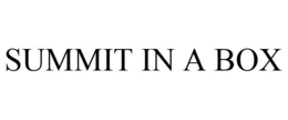 SUMMIT IN A BOX trademark