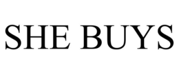 SHE BUYS trademark