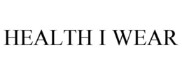 HEALTH I WEAR trademark