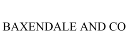 BAXENDALE AND CO trademark