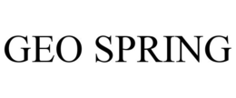 GEO SPRING trademark