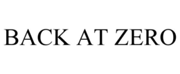 BACK AT ZERO trademark
