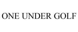 ONE UNDER GOLF trademark