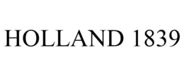 HOLLAND 1839 trademark