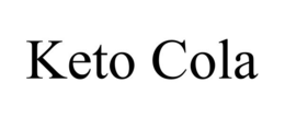 KETO COLA trademark