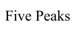 FIVE PEAKS trademark