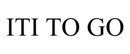 ITI TO GO trademark