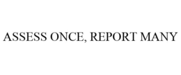 ASSESS ONCE, REPORT MANY trademark