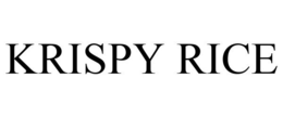 KRISPY RICE trademark