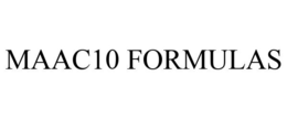 MAAC10 FORMULAS trademark