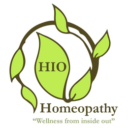 HIO HOMEOPATHY "WELLNESS FROM INSIDE OUT" trademark