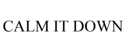 CALM IT DOWN trademark