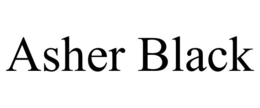 ASHER BLACK trademark