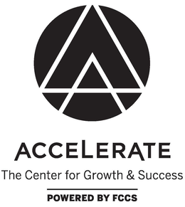 ACCELERATE THE CENTER FOR GROWTH & SUCCESS POWERED BY FCCS trademark
