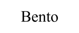 BENTO trademark