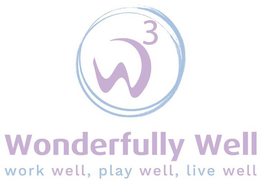 W3 WONDERFULLY WELL WORK WELL, PLAY WELL, LIVE WELL trademark
