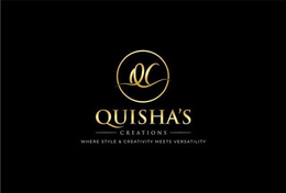 QC QUISHA'S CREATIONS WHERE STYLE & CREATIVITY MEETS VERSATILITY trademark