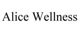 ALICE WELLNESS trademark